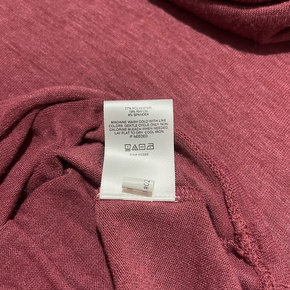 Express Maroon Long Sleeve Turtleneck Sweater | Women’s M - Picture 4 of 5